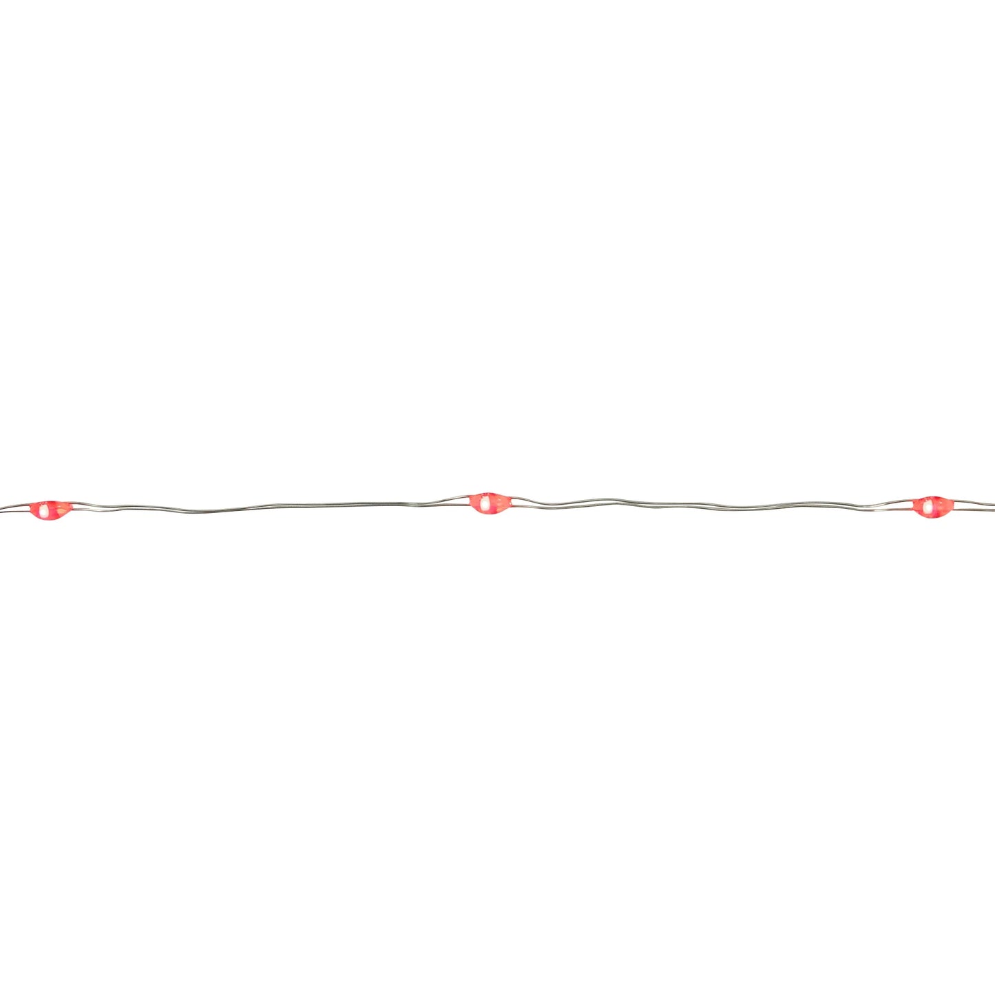 Micro Fairy Christmas Lights - LED Red - 16' Copper Wire - 100Ct