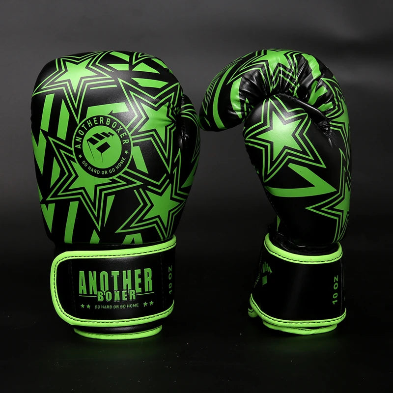 Boxing Gloves 6 12 14Oz PU Leather Muay Thai Guantes De Boxeo Sanda Free Fight MMA Kick Boxing Training Glove for Men Women Kids