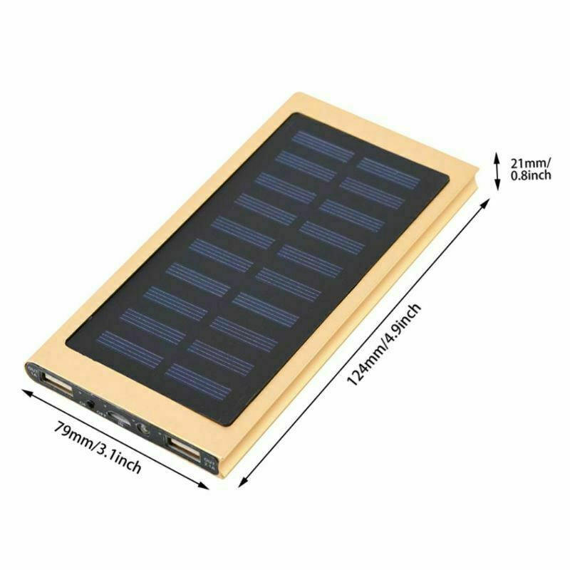 2024 Super Powerful USB Portable Charger Solar Power Bank for Cell Phone