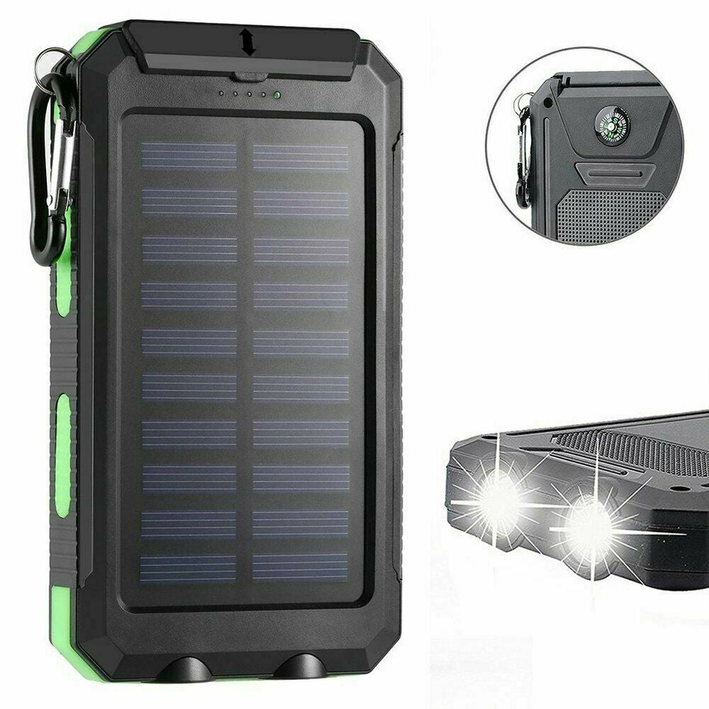2024 Super Powerful USB Portable Charger Solar Power Bank for Cell Phone