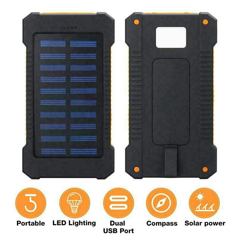 2024 Super Powerful USB Portable Charger Solar Power Bank for Cell Phone