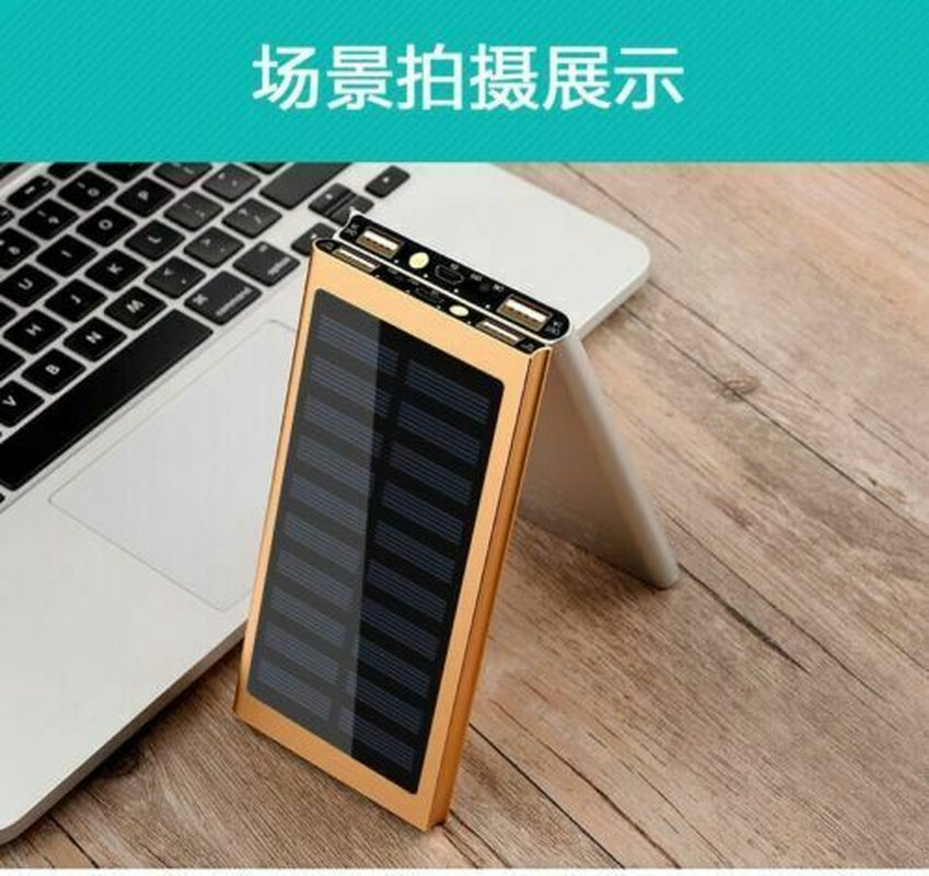 2024 Super Powerful USB Portable Charger Solar Power Bank for Cell Phone