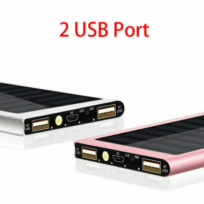 2024 Super Powerful USB Portable Charger Solar Power Bank for Cell Phone
