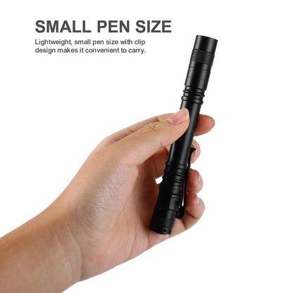 Mini LED Flashlight, 5 Pack Handheld Tactical Pocket Pen Light with Clip