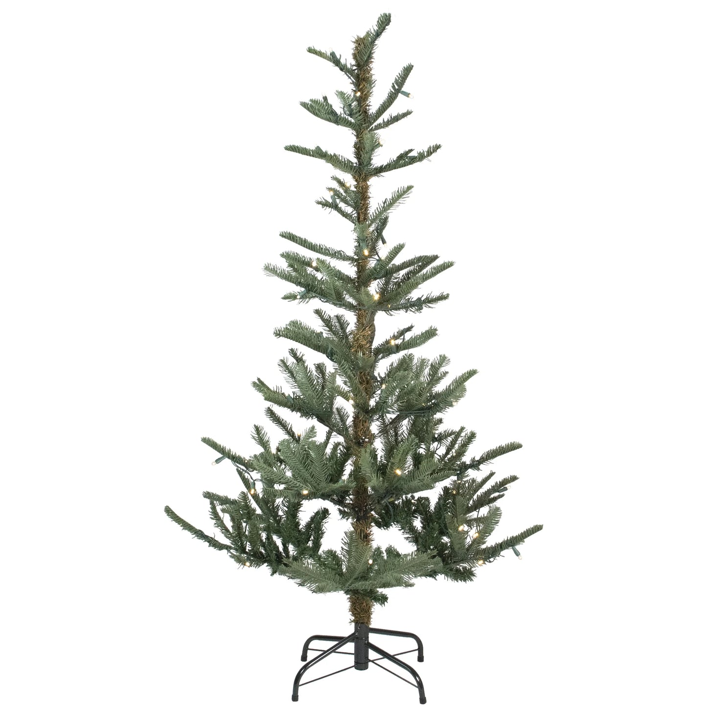Real Touch™️ Pre-Lit Slim Nordmann Fir Artificial Christmas Tree - 9' - Warm Clear LED
