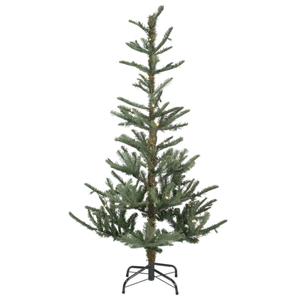 Real Touch™️ Pre-Lit Slim Nordmann Fir Artificial Christmas Tree - 9' - Warm Clear LED