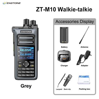 M10 10W Walkie Talkie Ham Amateur 2 Way Radio AM Air Aviation Band High Power Walkie-Talkie CTCSS FM Radio
