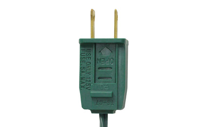 C7 Christmas String Lights - Orange - 24' Green Wire - 25Ct