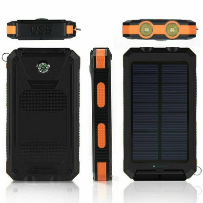 2024 Super Powerful USB Portable Charger Solar Power Bank for Cell Phone