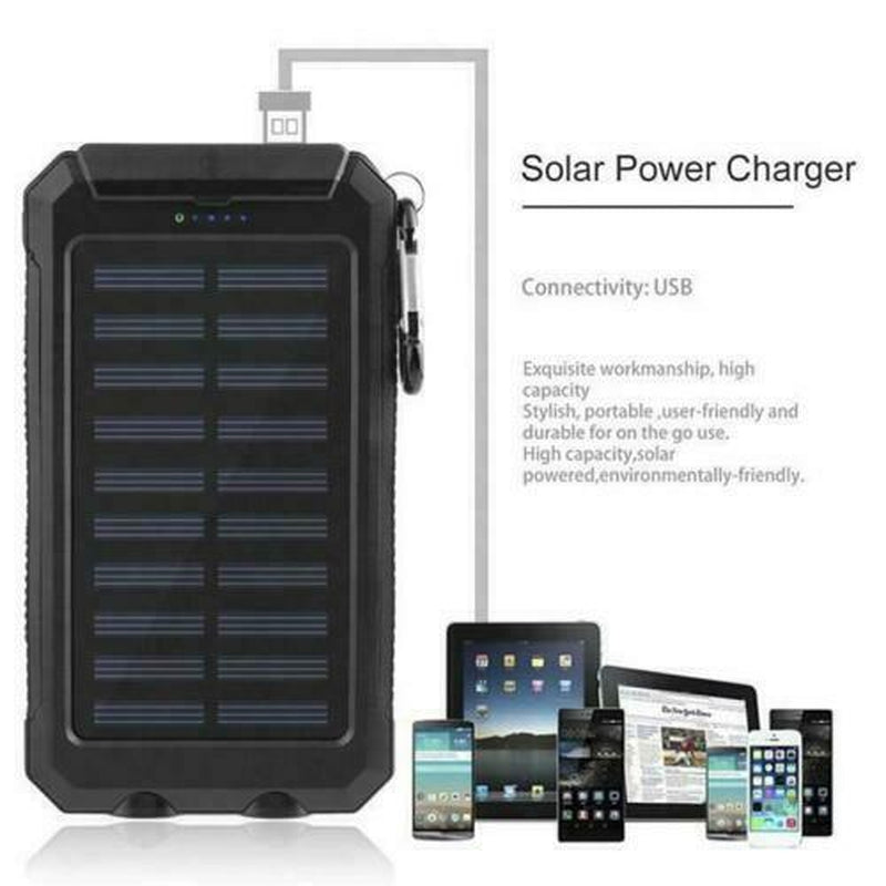 2024 Super Powerful USB Portable Charger Solar Power Bank for Cell Phone