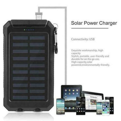 2024 Super Powerful USB Portable Charger Solar Power Bank for Cell Phone