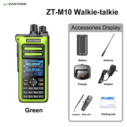 M10 10W Walkie Talkie Ham Amateur 2 Way Radio AM Air Aviation Band High Power Walkie-Talkie CTCSS FM Radio