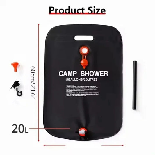 Car Camping Equipment, Shower Water Bag, Picnic Water Storage Bag, Shower Water Bag, Outdoor Camping Folding Water Bag