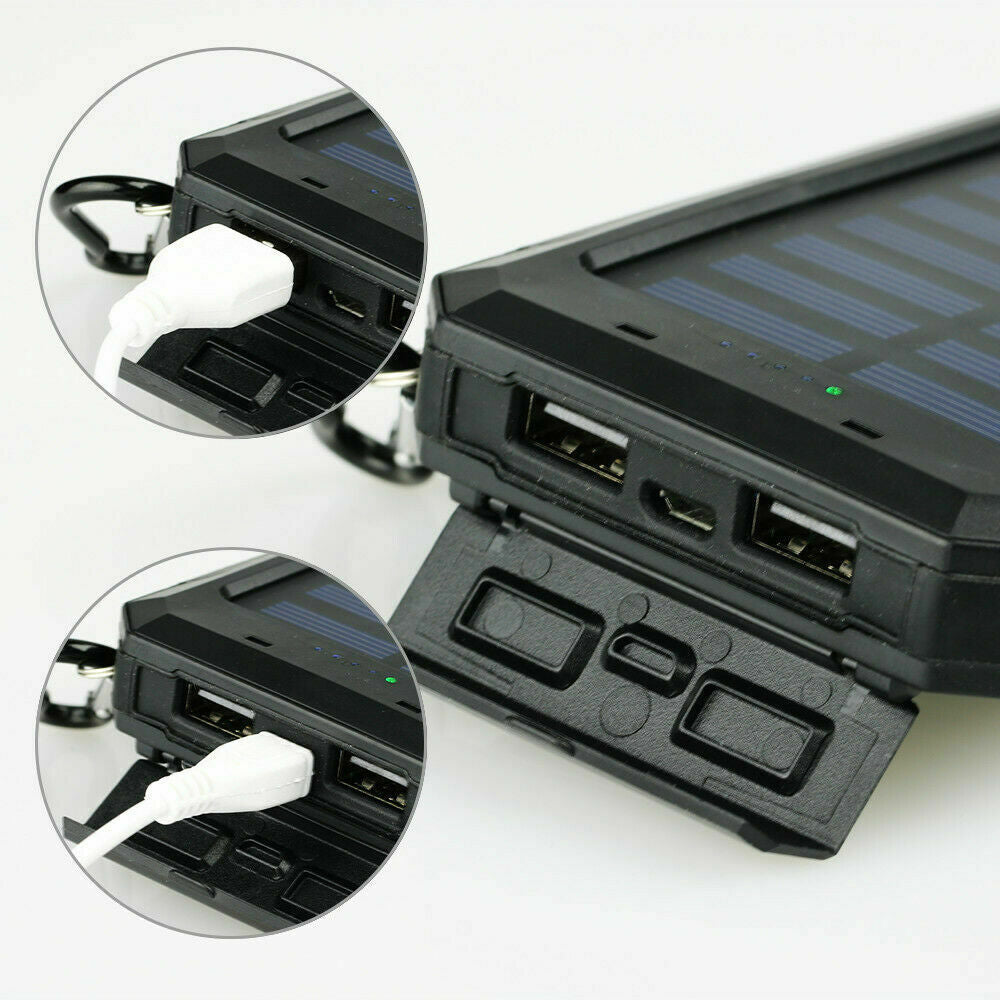 2024 Super Powerful USB Portable Charger Solar Power Bank for Cell Phone