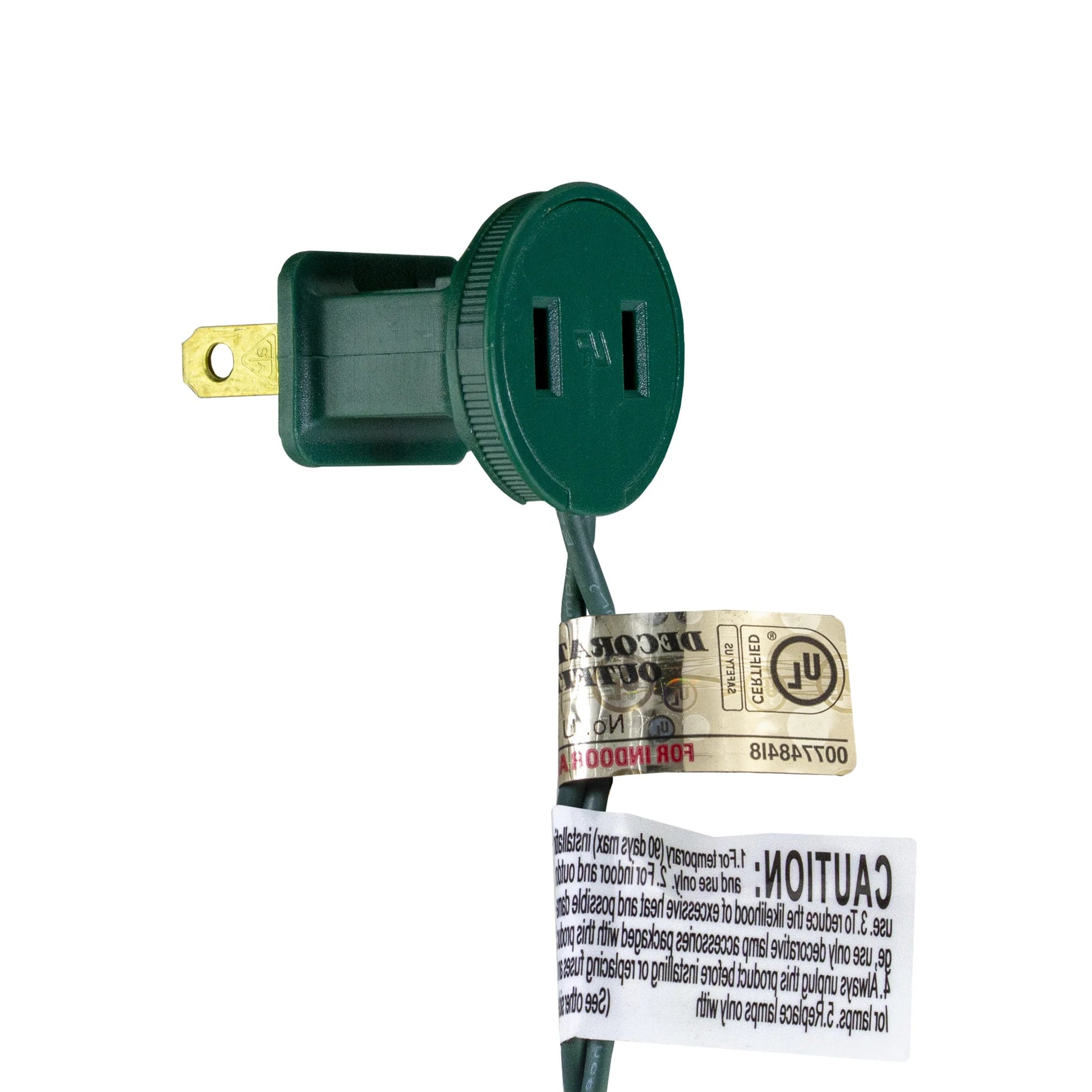 LED Mini Christmas Lights - Warm White - 16.25' Green Wire - 50Ct