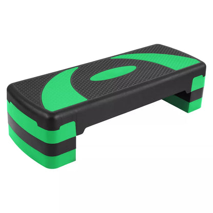 Balancefrom Fitness Adjustable Workout Aerobic Step Platform Trainer W/Raisers