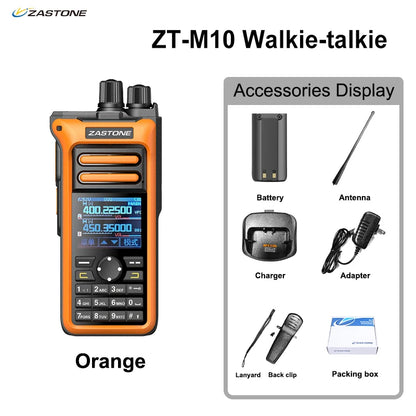 M10 10W Walkie Talkie Ham Amateur 2 Way Radio AM Air Aviation Band High Power Walkie-Talkie CTCSS FM Radio