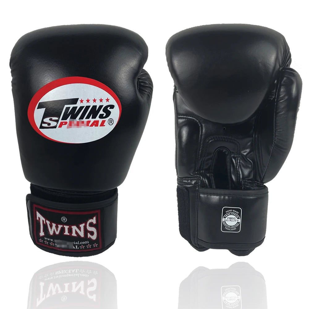 6 Colors Twins 8OZ 10OZ 12OZ 14OZ 16OZ Adult Kids PU Leather Kick Fighting Kick Punch Gloves Karate Muay Thai MMA Boxing Gloves