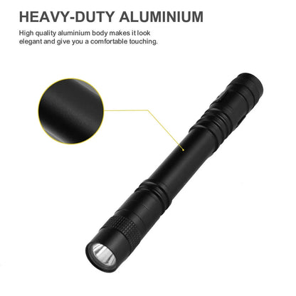 Mini LED Flashlight, 5 Pack Handheld Tactical Pocket Pen Light with Clip