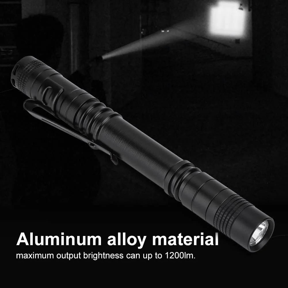 Mini LED Flashlight, 5 Pack Handheld Tactical Pocket Pen Light with Clip