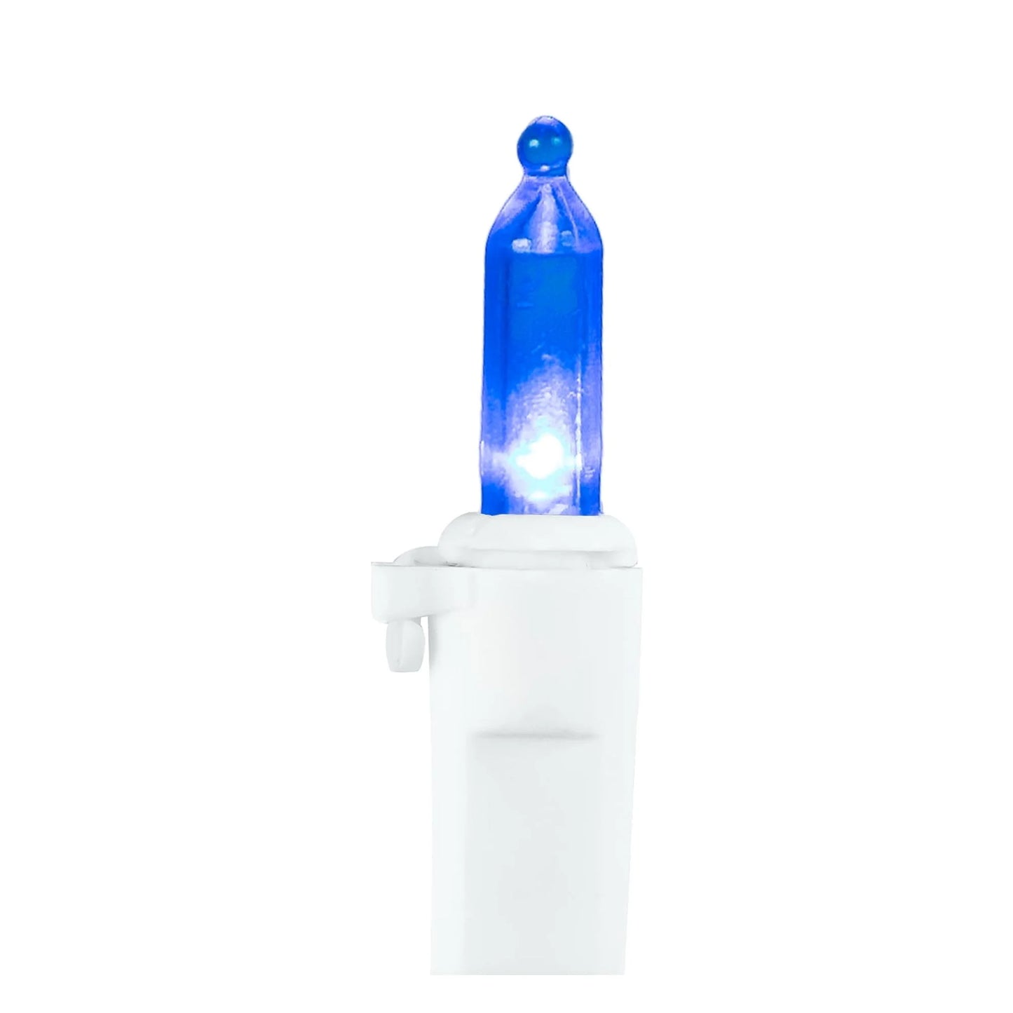 LED Mini Christmas Lights - Multi-Color - 33' White Wire - 100Ct
