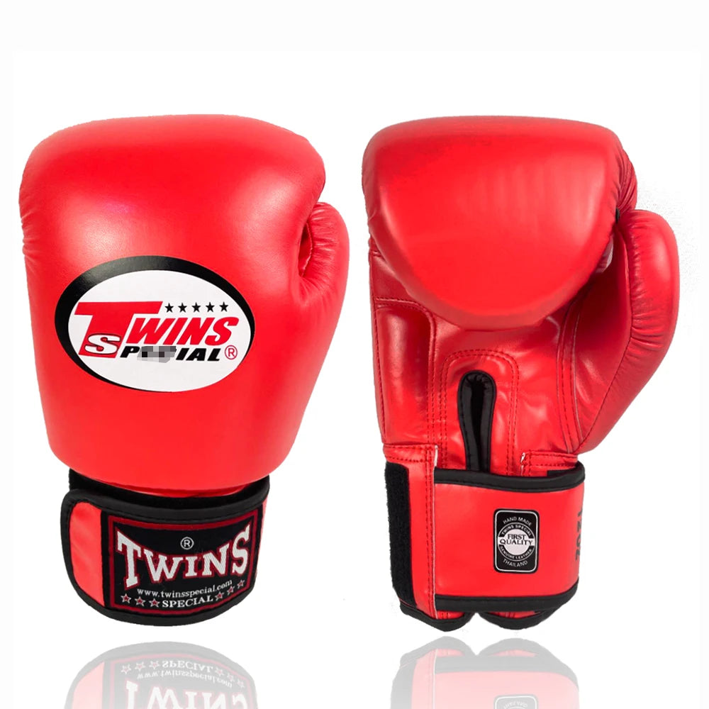 6 Colors Twins 8OZ 10OZ 12OZ 14OZ 16OZ Adult Kids PU Leather Kick Fighting Kick Punch Gloves Karate Muay Thai MMA Boxing Gloves