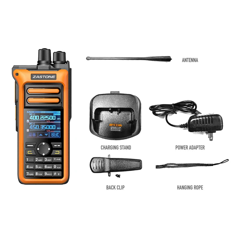 M10 10W Walkie Talkie Ham Amateur 2 Way Radio AM Air Aviation Band High Power Walkie-Talkie CTCSS FM Radio