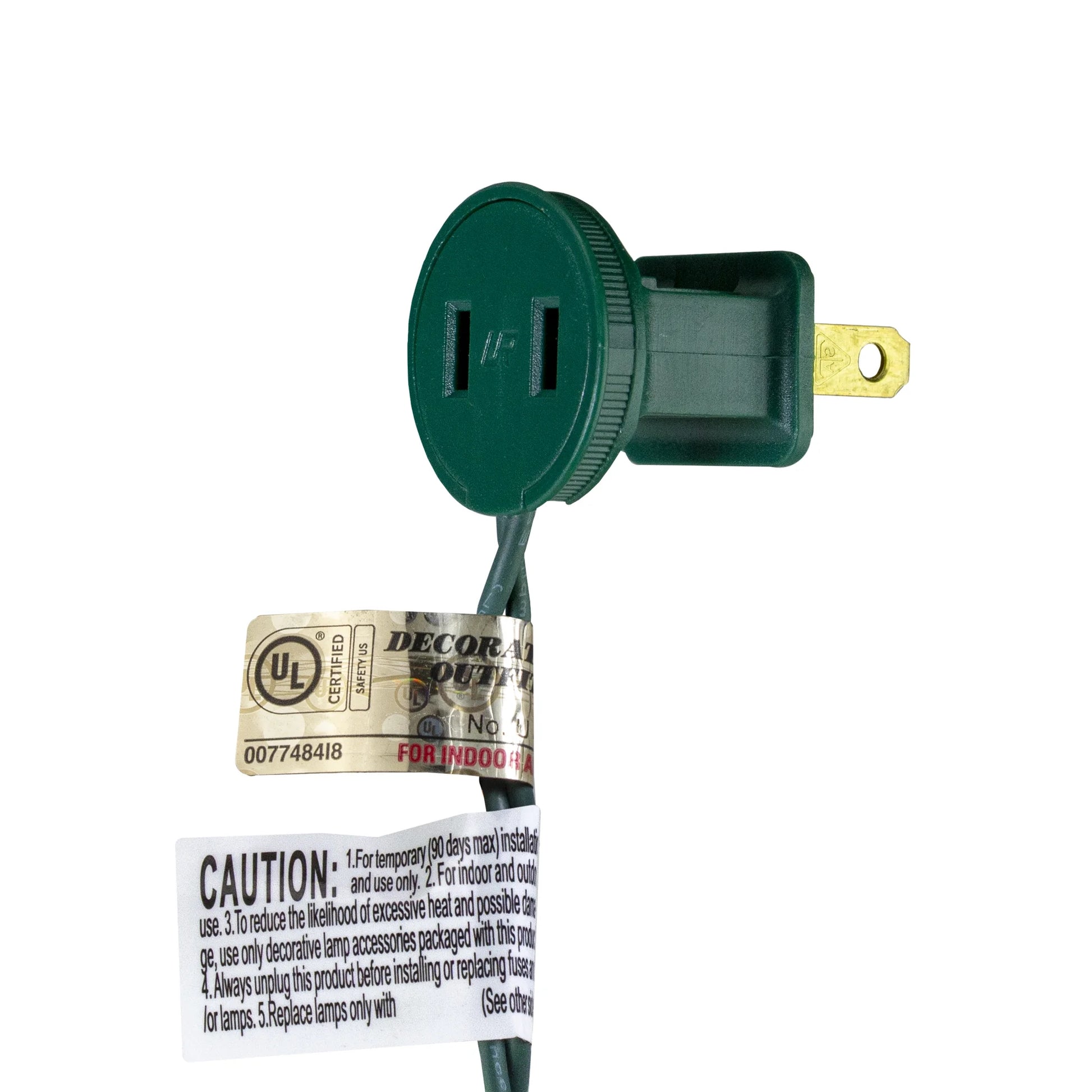 LED Mini Christmas Lights - Warm White - 16.25' Green Wire - 50Ct