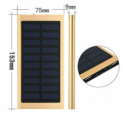 2024 Super Powerful USB Portable Charger Solar Power Bank for Cell Phone