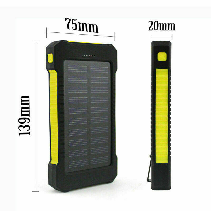 2024 Super Powerful USB Portable Charger Solar Power Bank for Cell Phone