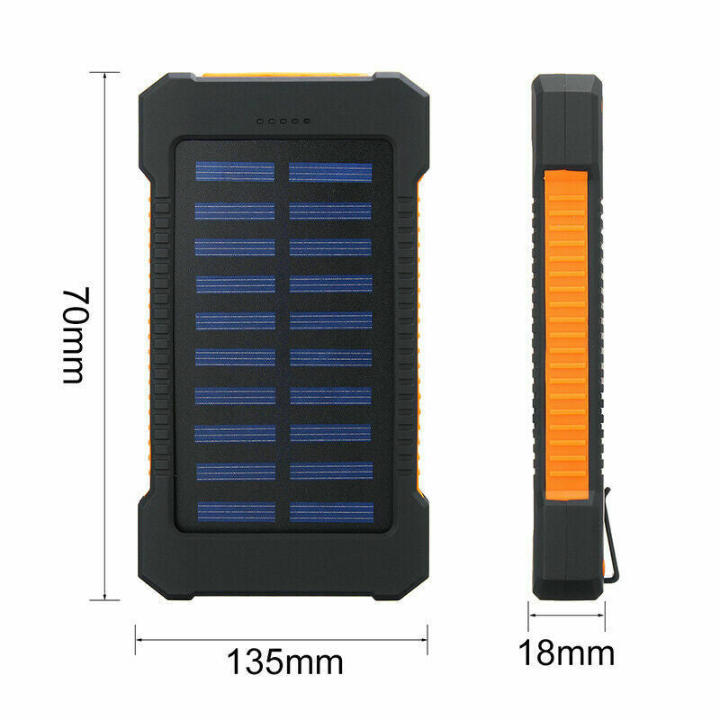 2024 Super Powerful USB Portable Charger Solar Power Bank for Cell Phone